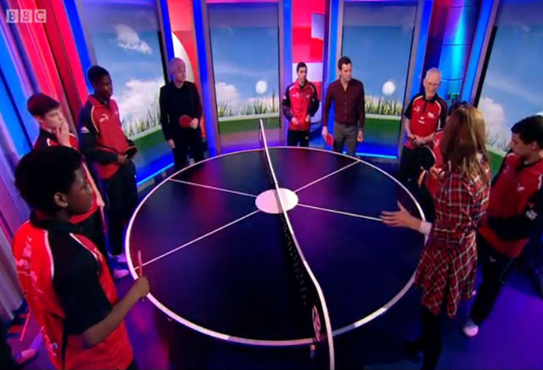 T3 Ping Pong on The One Show